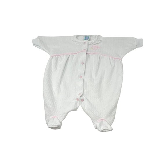 Baby Girl's - 3 Outfits - Jumpsuit, Sleeper, Leggings & Body Suit Size 3-6 M - Picture 5 of 11